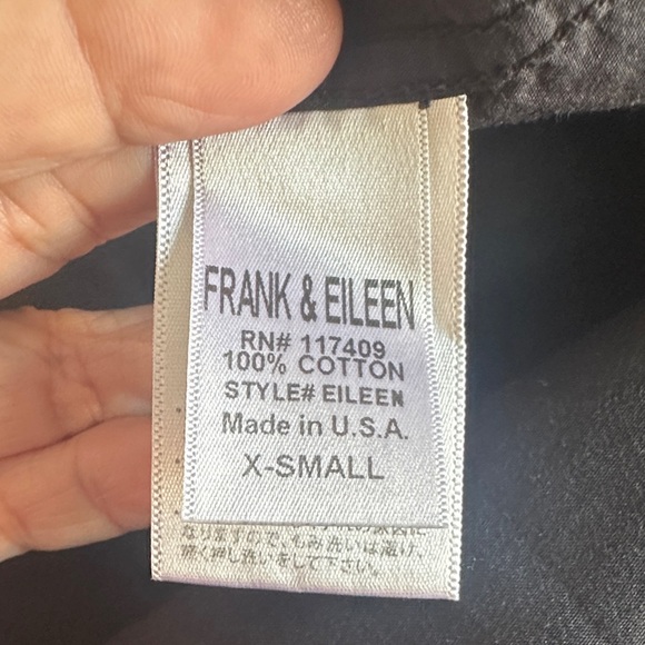 Frank & Eileen Midnight Black Shirt - Picture 6 of 8